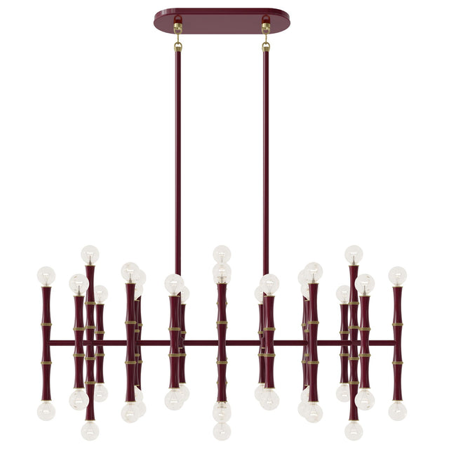 Robert Abbey (SM77) 38.25" x 16.38" KANE CHANDELIER