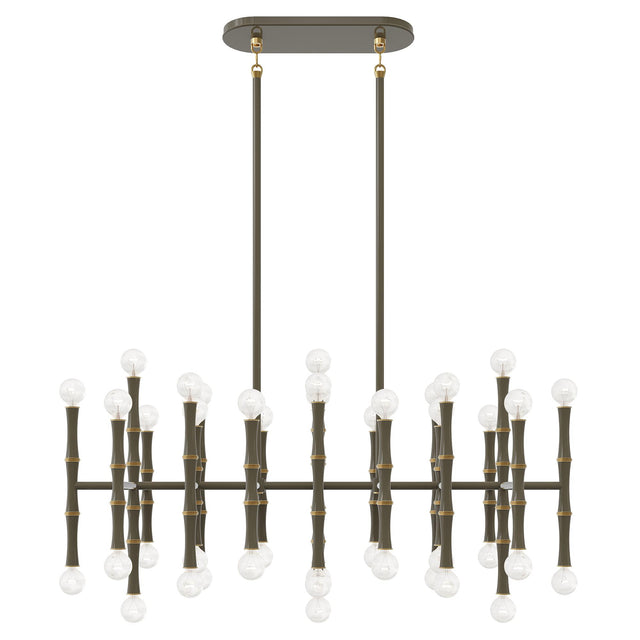 Robert Abbey (ST77) 38.25" x 16.38"-0" KANE CHANDELIER