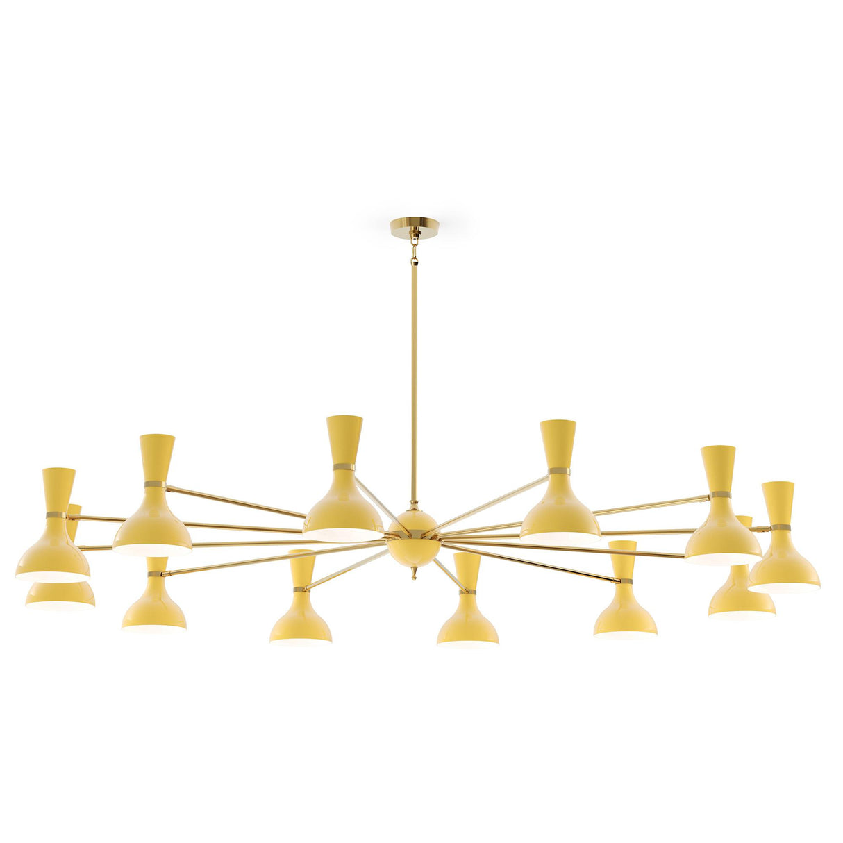 Robert Abbey (SU12SU) 76" x 10.19"-0" CLARE CHANDELIER