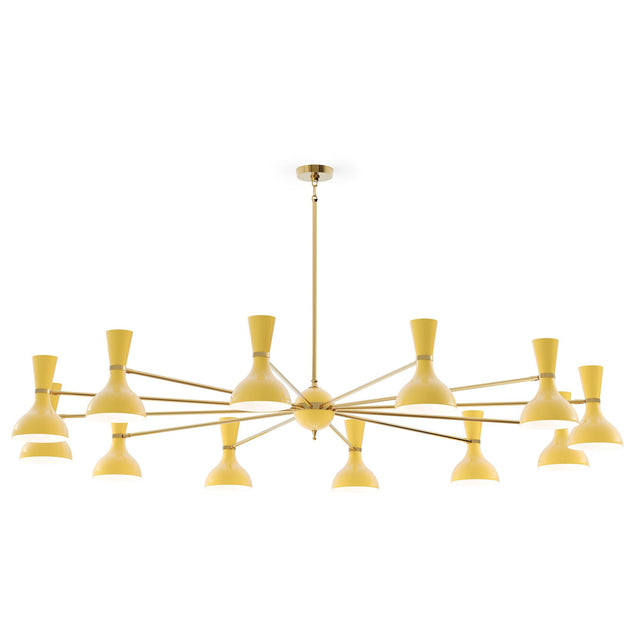 Robert Abbey (SU12SU) 76" x 10.19"-0" CLARE CHANDELIER