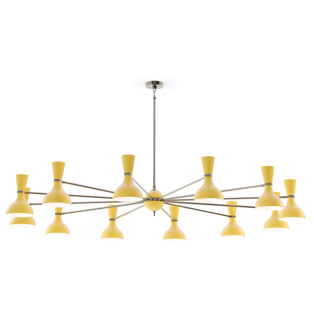 Robert Abbey (SU13SU) 76" x 10.19"-0" CLARE CHANDELIER