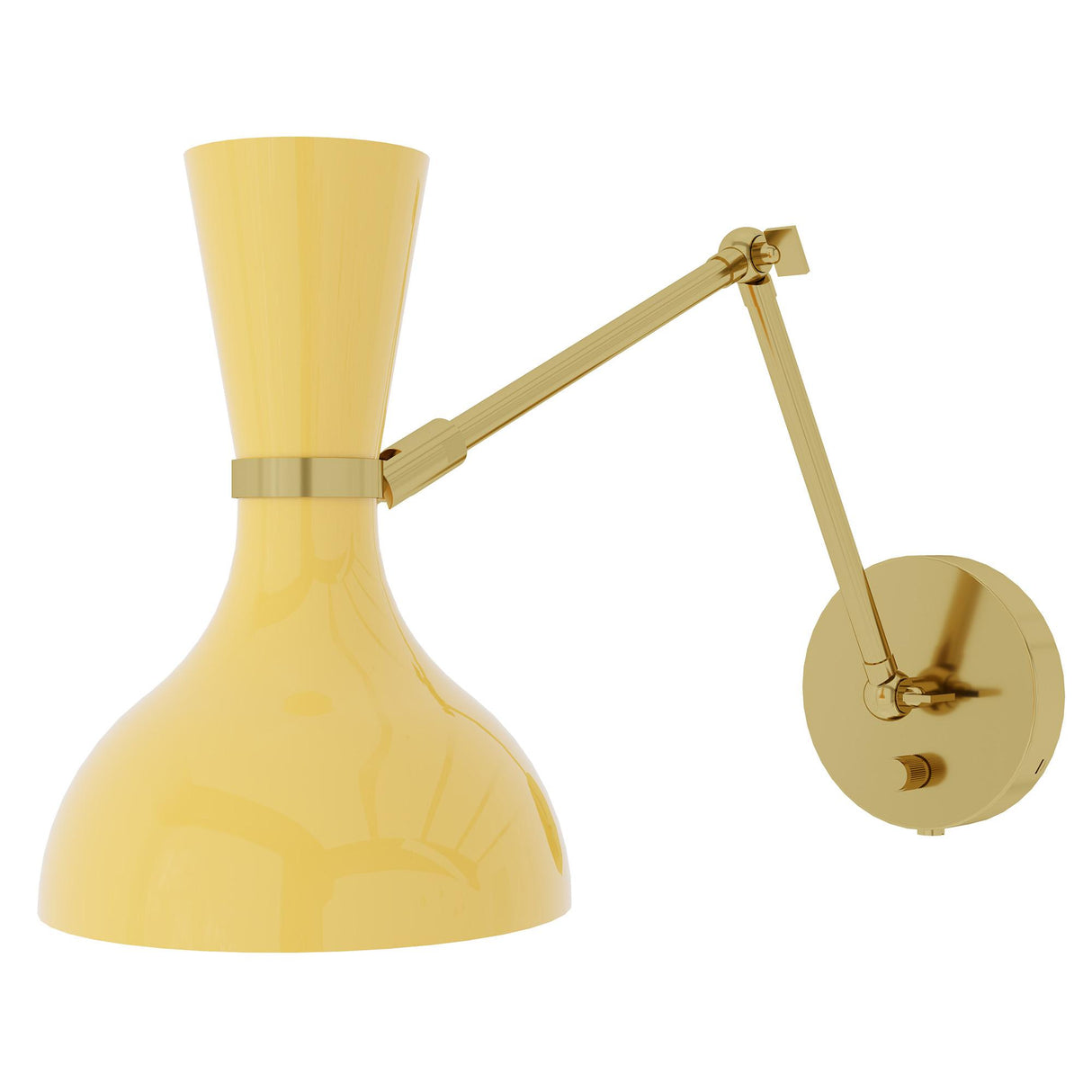 Robert Abbey (SU18SU) 7" x 10.13"-25.25" CLARE WALL SCONCE