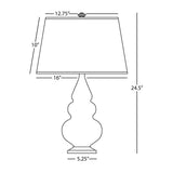 Robert Abbey (SU32X) 7.25" x 24.38" SMALL TRIPLE GOURD ACCENT LAMP