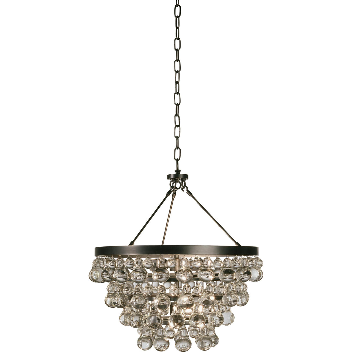 Robert Abbey (Z1000) 20.5" x 22" BLING CHANDELIER