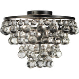 Robert Abbey (Z1002) 16.75" x 12" BLING FLUSHMOUNT