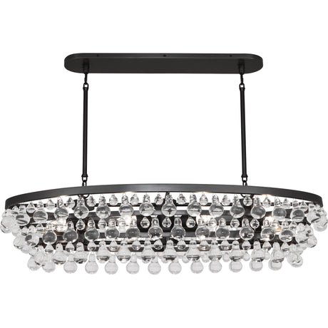 Robert Abbey (Z1007) 42.75" x 9.75" BLING CHANDELIER