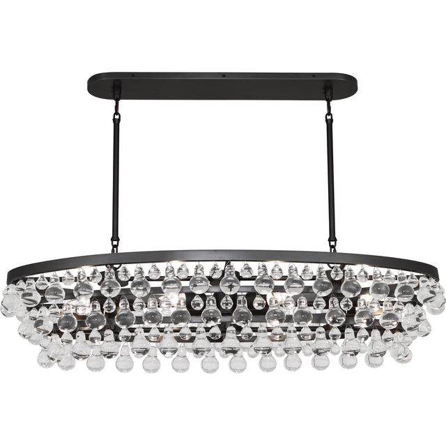 Robert Abbey (Z1007) 42.75" x 9.75" BLING CHANDELIER