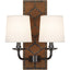 Robert Abbey (Z1030) 13.5" x 16.5" WILLIAMSBURG LIGHTFOOT WALL SCONCE