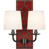 Robert Abbey (Z1031) 13.5" x 16.5" WILLIAMSBURG LIGHTFOOT WALL SCONCE