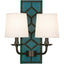 Robert Abbey (Z1033) 13.5" x 16.5" WILLIAMSBURG LIGHTFOOT WALL SCONCE