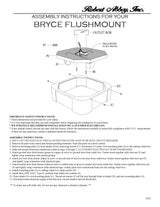Robert Abbey (Z1319) 14" x 4" BRYCE FLUSHMOUNT