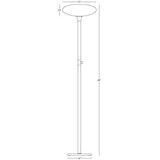 Robert Abbey (Z2045) 10" x 66" RICO ESPINET OVO TORCHIERE