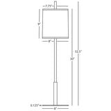 Robert Abbey (Z2175) 8" x 32.5" ECHO TABLE LAMP