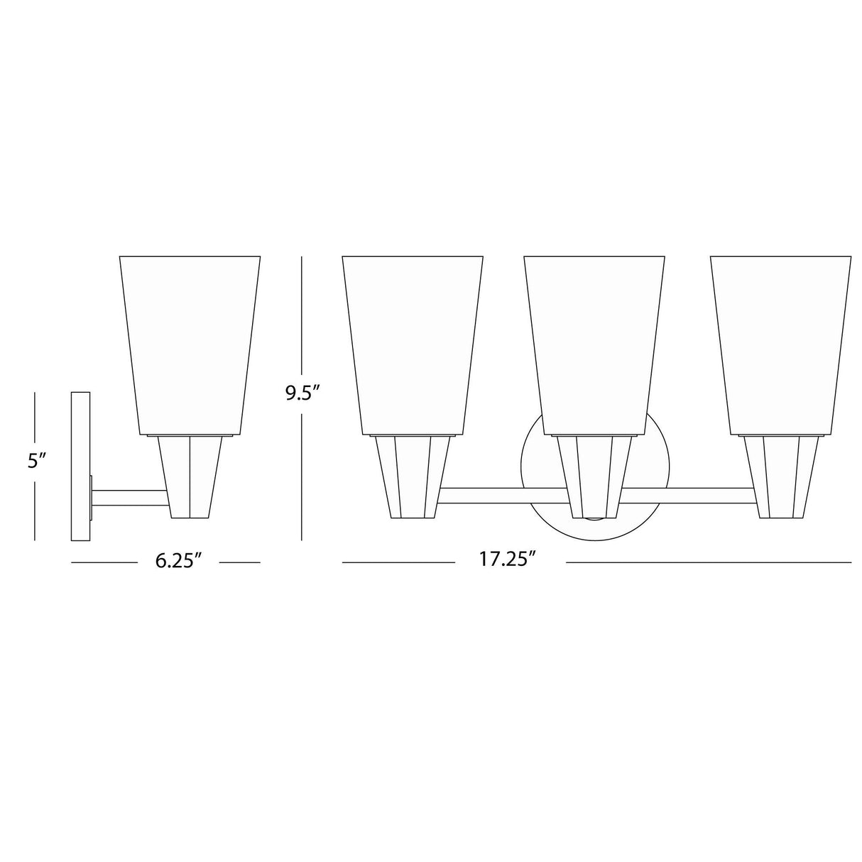 Robert Abbey (Z256F) 17.25" x 9.5" WHEATLEY WALL SCONCE