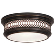 Robert Abbey (Z306) 11.75" x 4.25" WILLIAMSBURG TUCKER FLUSHMOUNT