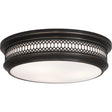 Robert Abbey (Z307) 16.75" x 4.63" WILLIAMSBURG TUCKER FLUSHMOUNT