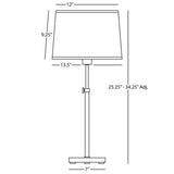 Robert Abbey (Z462) 0.75" x 25.25" KOLEMAN TABLE LAMP