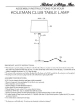 Robert Abbey (Z462) 0.75" x 25.25" KOLEMAN TABLE LAMP