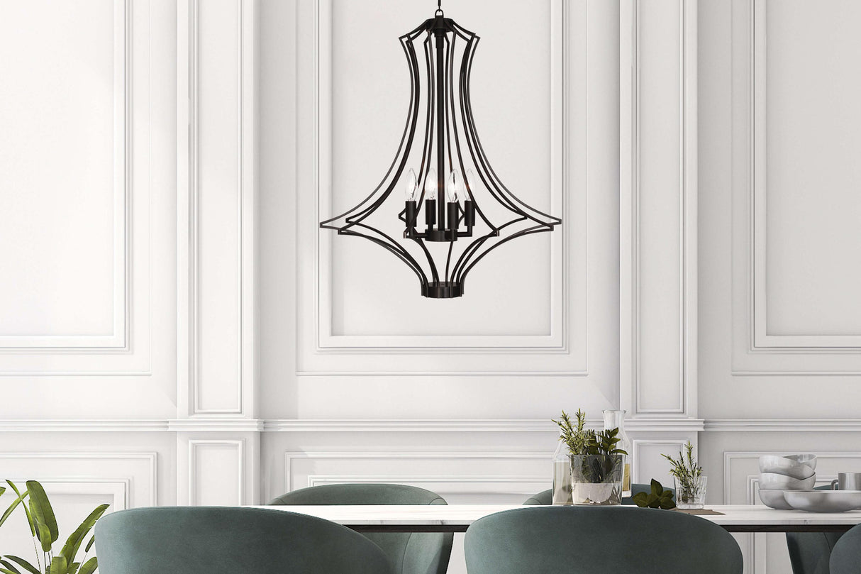 Robert Abbey (Z467) 22" x 24.75" GRACE CHANDELIER