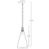 Robert Abbey (Z479) 11.75" x 23.63" HATTERAS PENDANT