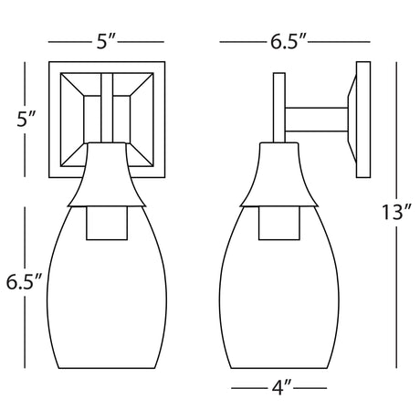 Robert Abbey (Z484) 5" x 13" GRACE WALL SCONCE