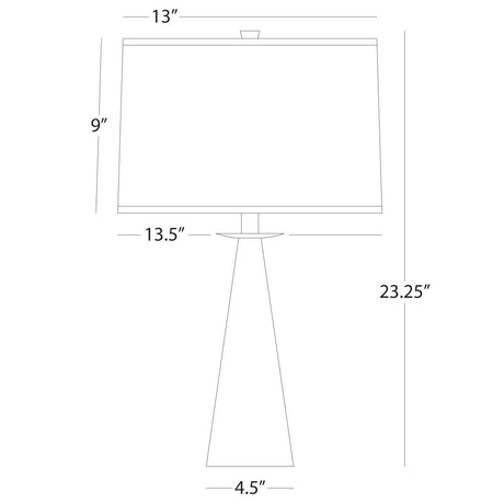 Robert Abbey (Z9868) 4.5" x 23.25" DAL ACCENT LAMP