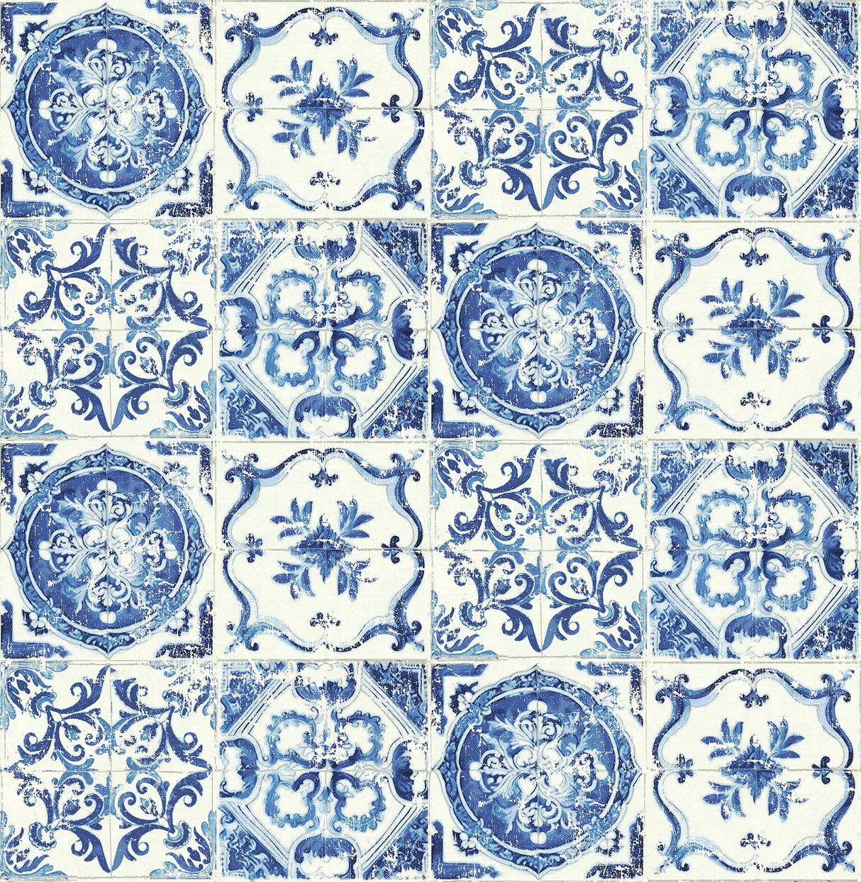 Tommy Bahama Azulejos Porcelain Wallpaper