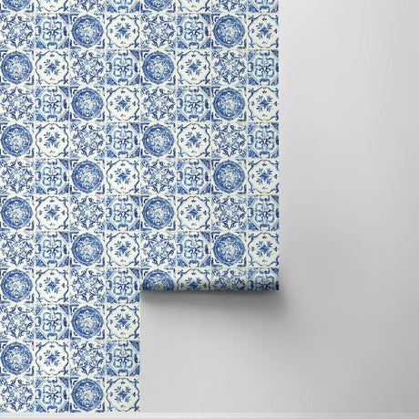 Tommy Bahama Azulejos Porcelain Wallpaper