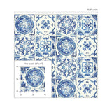 Tommy Bahama Azulejos Porcelain Wallpaper