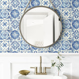 Tommy Bahama Azulejos Porcelain Wallpaper