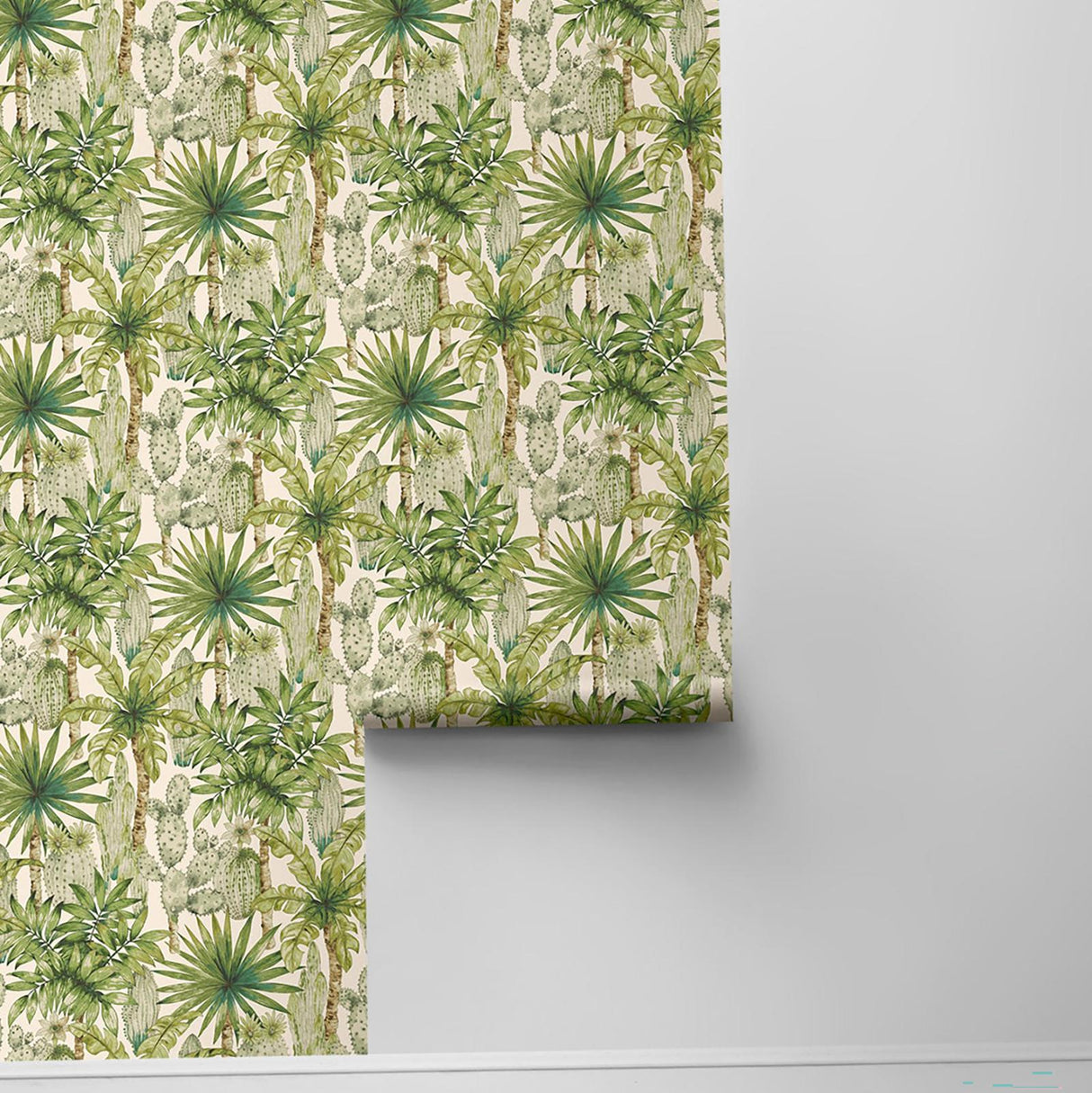 Tommy Bahama Cactus Emporium Azure Wallpaper