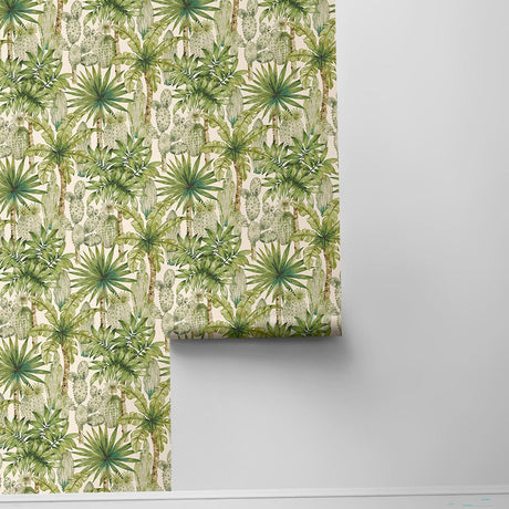 Tommy Bahama Cactus Emporium Azure Wallpaper