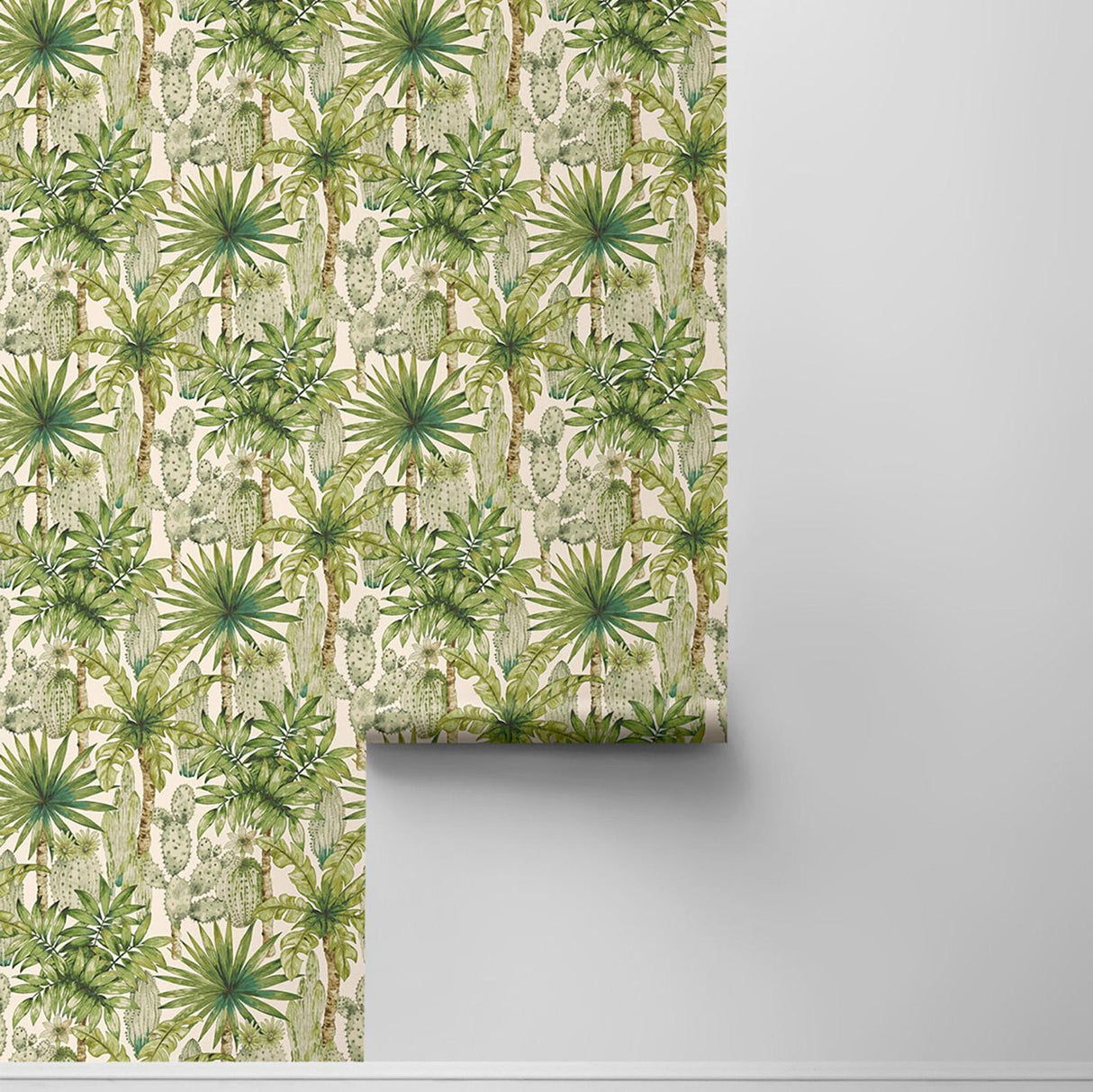 Tommy Bahama Cactus Emporium Azure Wallpaper