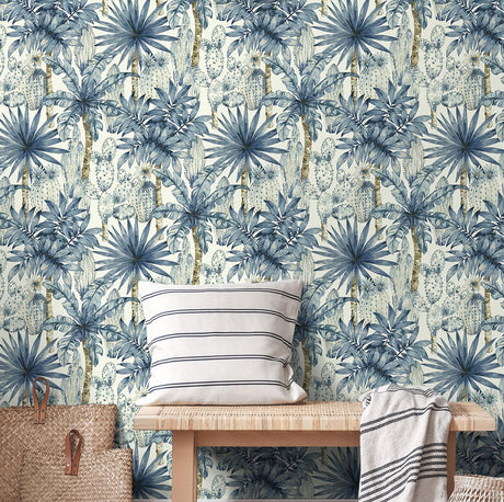 Tommy Bahama Cactus Emporium Jungle Wallpaper