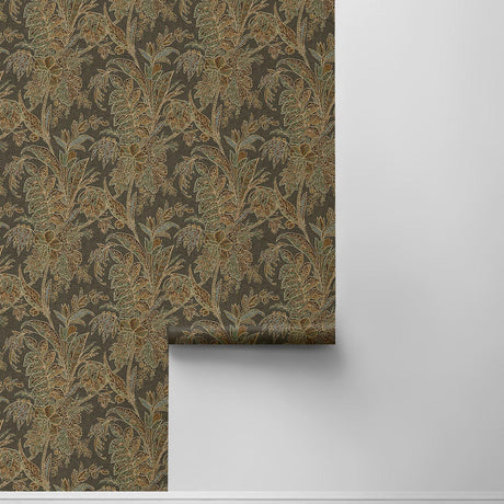 Tommy Bahama Cayo Vista Chocolate Wallpaper