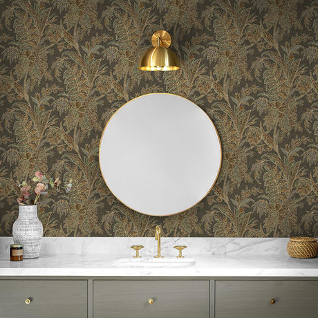 Tommy Bahama Cayo Vista Chocolate Wallpaper