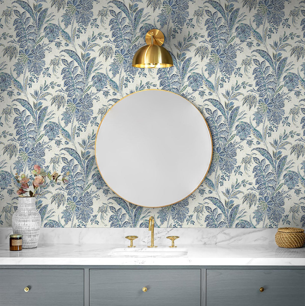 Tommy Bahama Cayo Vista Azure Wallpaper