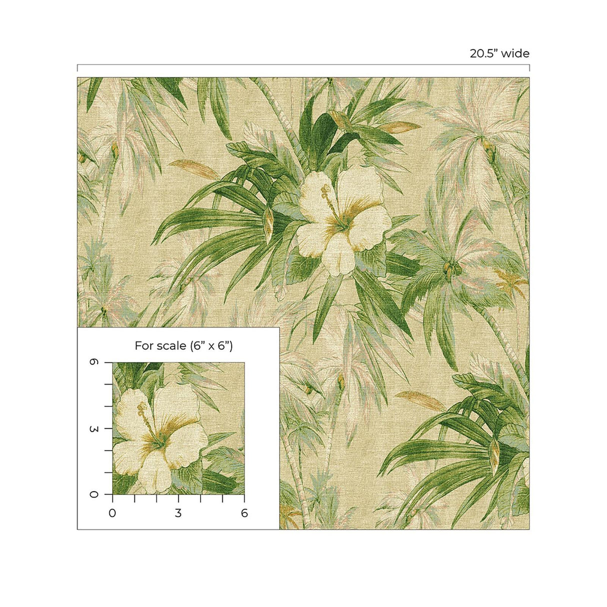 Tommy Bahama Coastal Garden Jungle Wallpaper