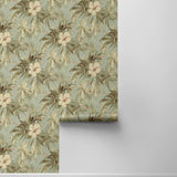 Tommy Bahama Coastal Garden Seaspray Wallpaper