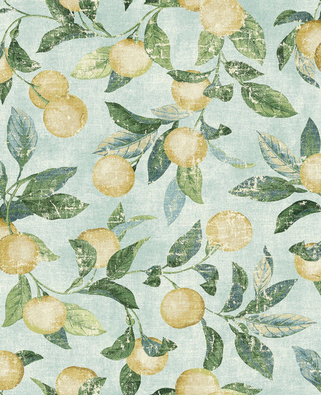 Tommy Bahama Honey Bell Lemon Wallpaper