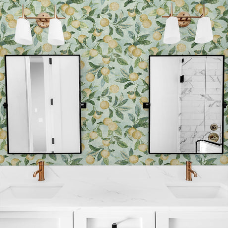 Tommy Bahama Honey Bell Lemon Wallpaper