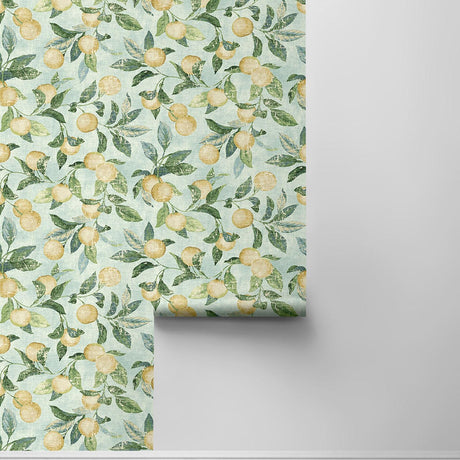 Tommy Bahama Honey Bell Lemon Wallpaper