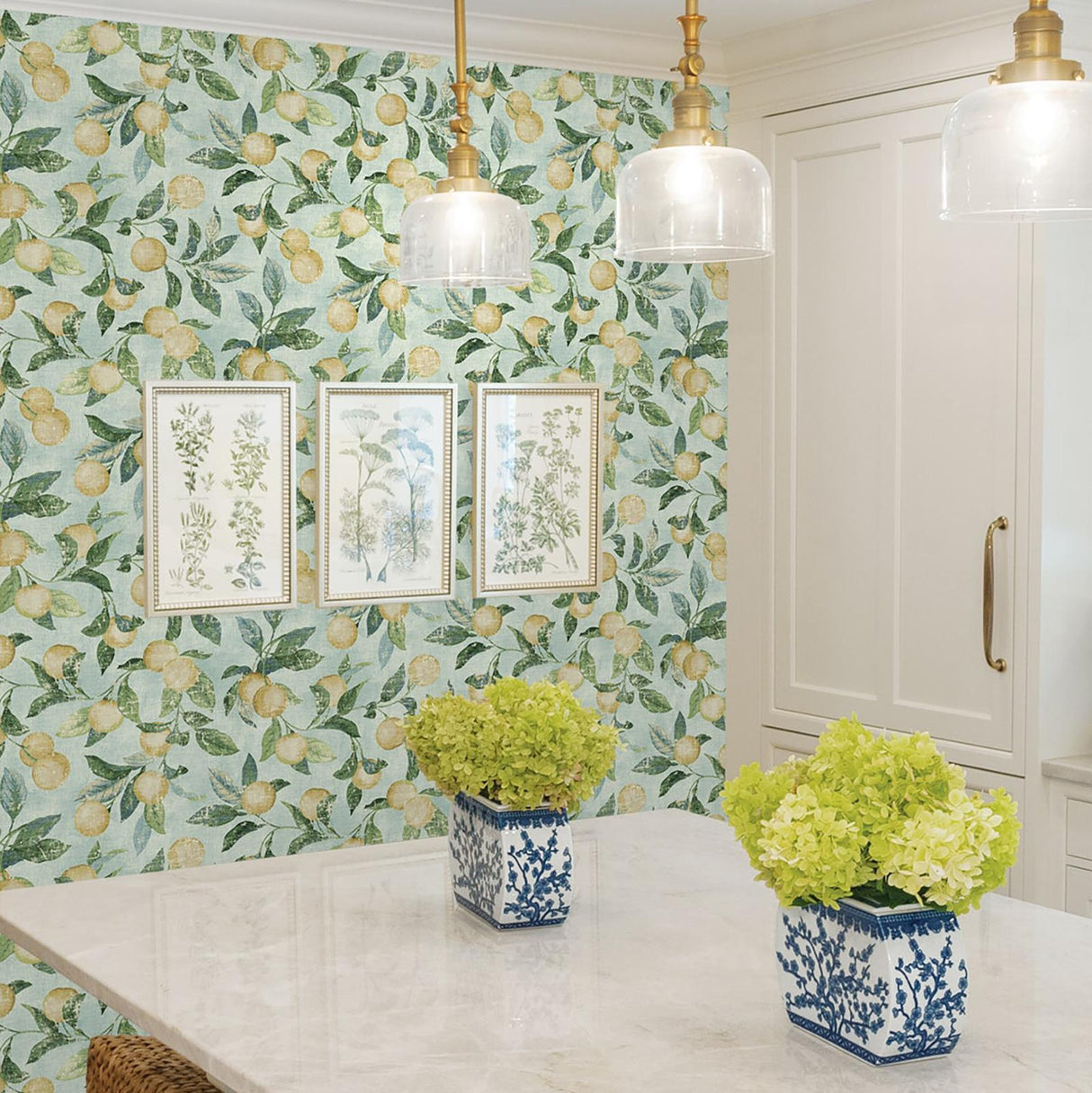 Tommy Bahama Honey Bell Lemon Wallpaper