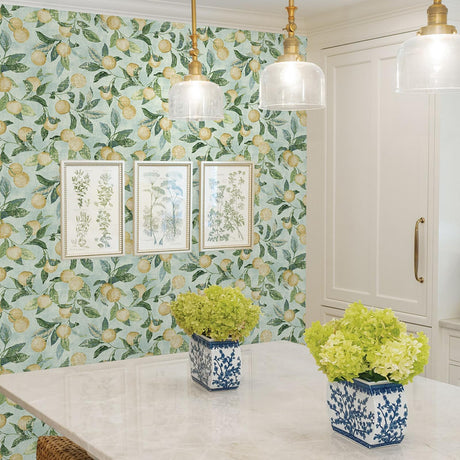 Tommy Bahama Honey Bell Lemon Wallpaper