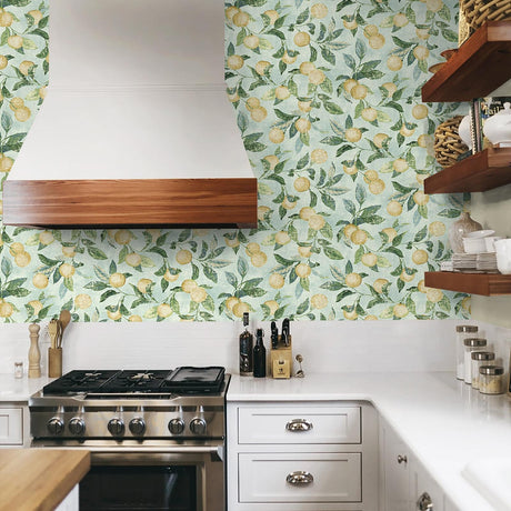 Tommy Bahama Honey Bell Lemon Wallpaper