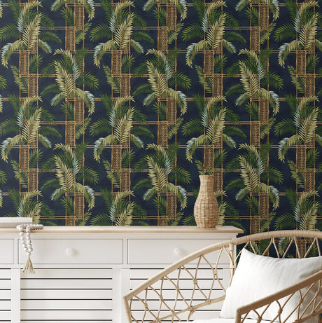 Tommy Bahama Flores Island Midnight Wallpaper