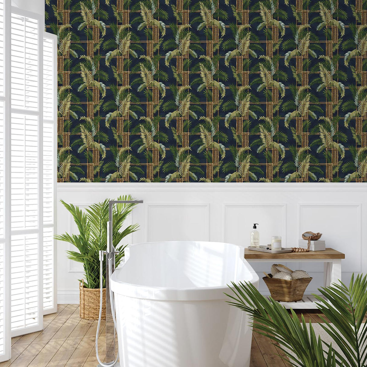 Tommy Bahama Flores Island Midnight Wallpaper