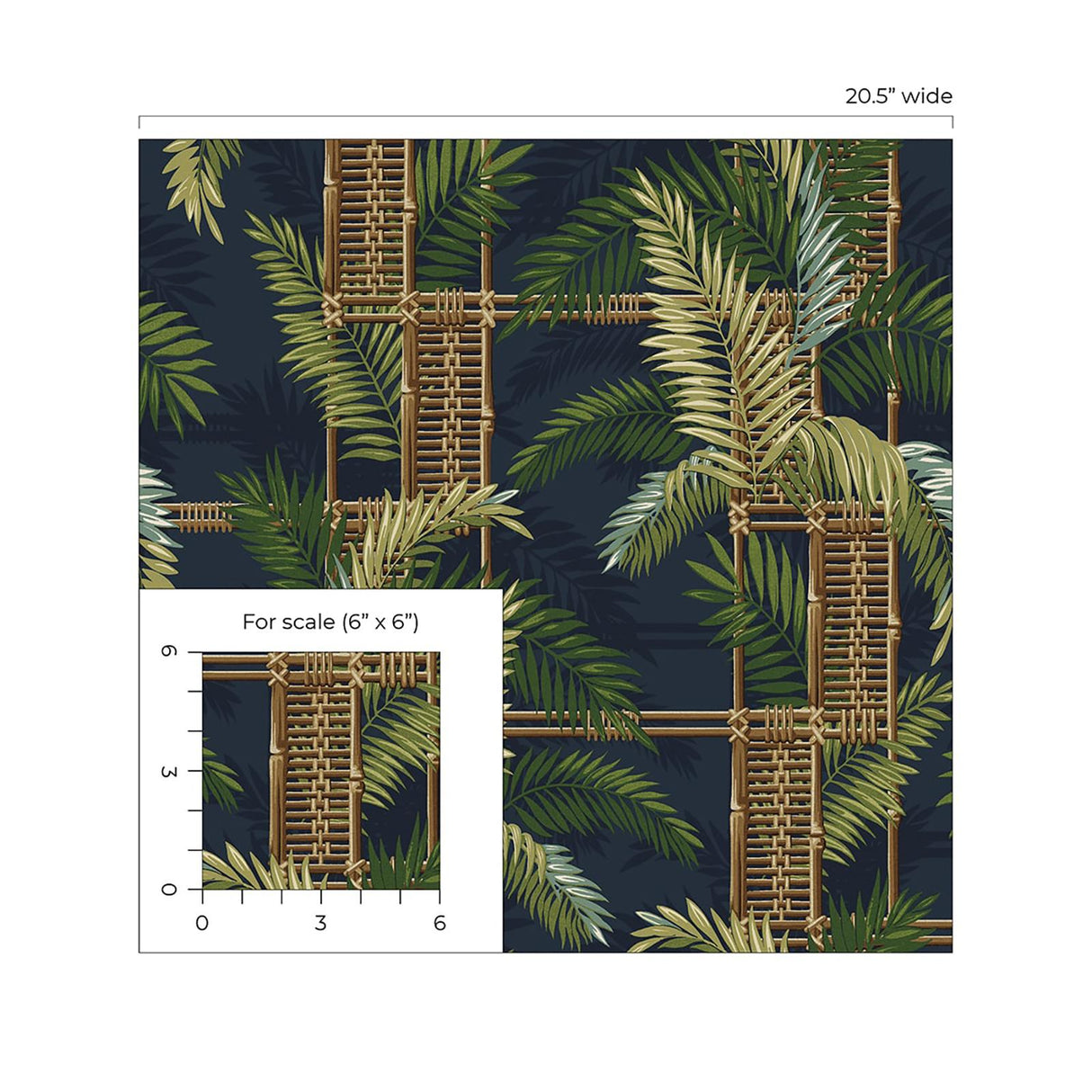 Tommy Bahama Flores Island Midnight Wallpaper