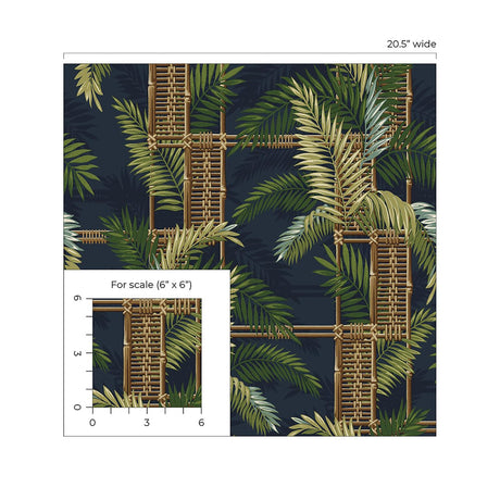 Tommy Bahama Flores Island Midnight Wallpaper