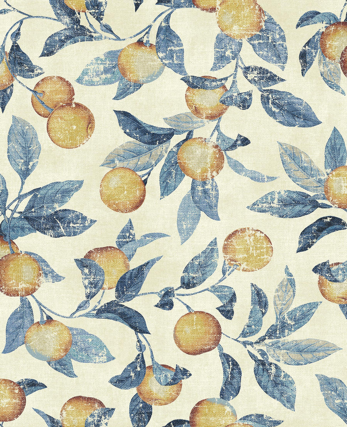 Tommy Bahama Honey Bell Tangerine Wallpaper